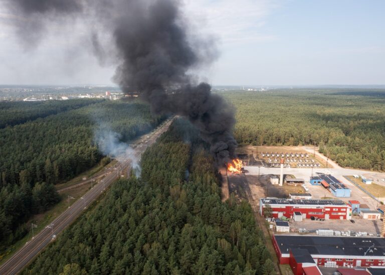 У Вільнюсі вибухнули вагони зі зрідженим газом