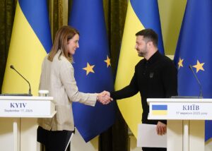 Зеленський зустрівся з головою Європарламенту