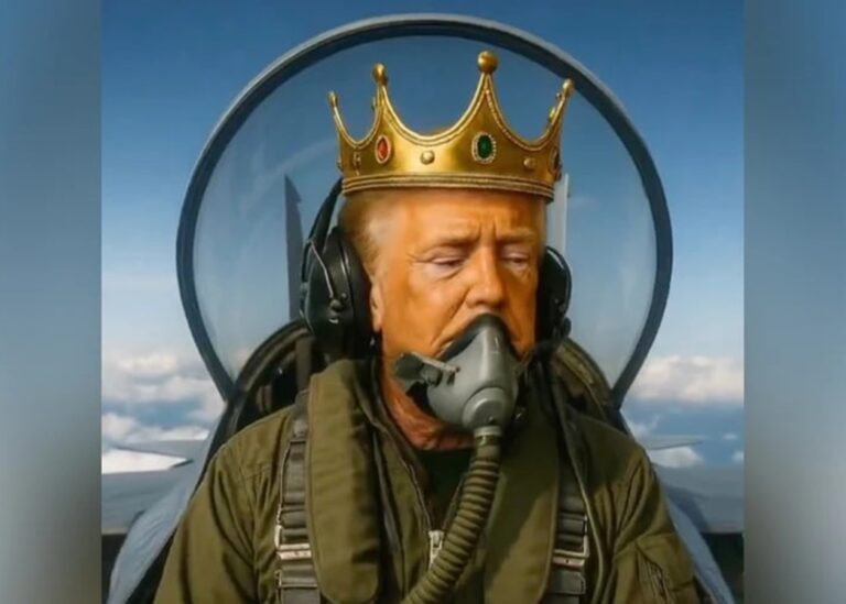 Нове відео Трампа: "король" атакує фекаліями протестувальників із літака