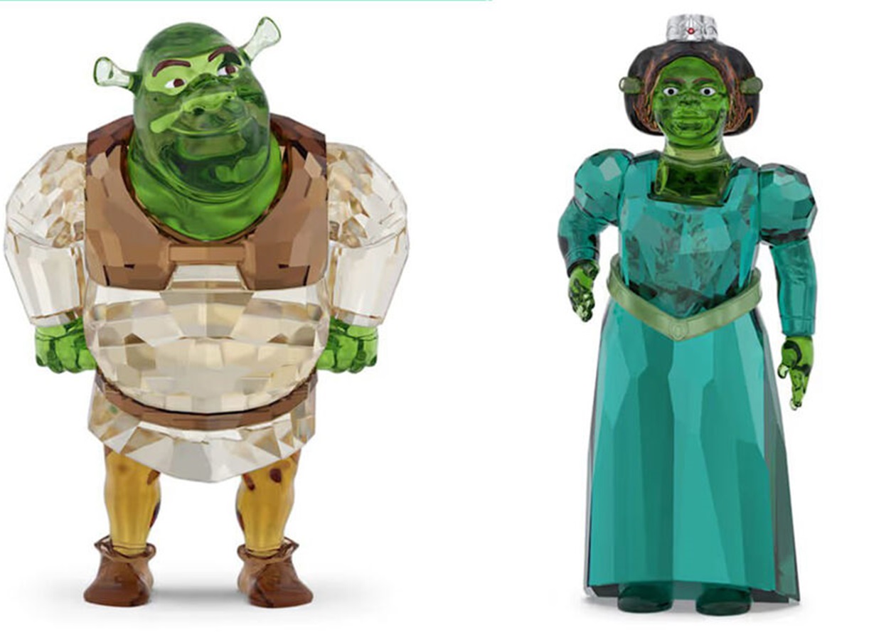 Swarovski представив кришталеві фігурки героїв Шрека до 25-річчя франшизи