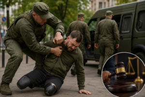 У Києві військовослужбовців ТЦК, які побили ветерана без ніг, переведуть у бойові підрозділи