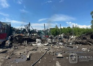 Удар по Дергачах на Харківщині: 19 поранених