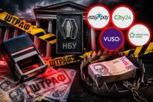 НБУ виписав рекордні штрафи на понад 320 млн грн: під удар потрапили EasyPay, City24, VUSO та банк «Авангард»