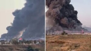 Нічний розгром логістики ворога: дрони одночасно спалили три велетенські центри Ozon у Росії