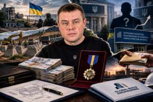 Орден за «відкати»: як заступник голови Херсонської ОВА Антон Самойленко вибиває мільйонні підряди на фортифікаціях та йде на підвищення