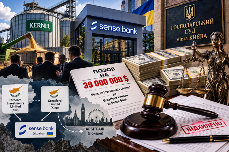 39 мільйонів доларів у кишеню агроолігархів: як державний Sense Bank ледь не втратив мільярди через сумнівні судові схеми та пасивність чиновників